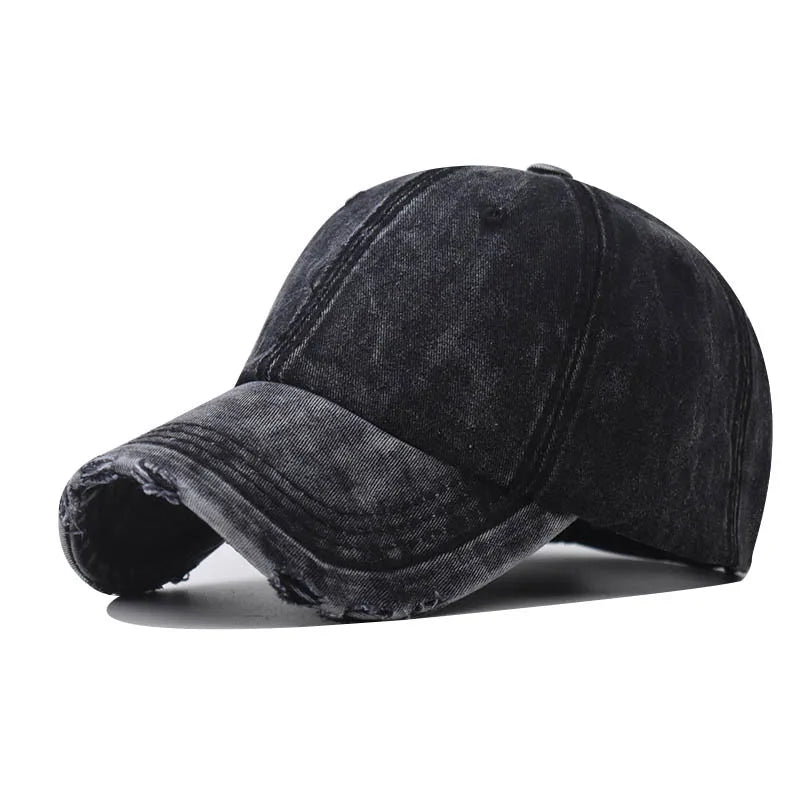 Denim Baseball Cap For Men Women High Quality
