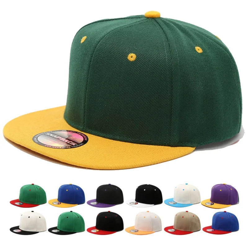 Cap Plain Snapback High Quality Adult Hip Hop Baseball Cap Men Women