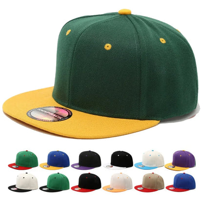 Cap Plain Snapback High Quality Adult Hip Hop Baseball Cap Men Women