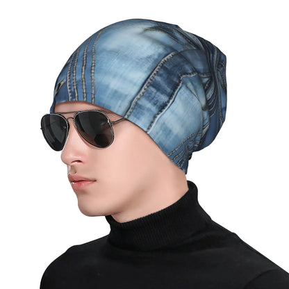 Jeans Style Bonnet Hat Knit Hat Men Women Hip Hop Unisex