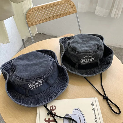 Vintage Washed Western Bucket Hats