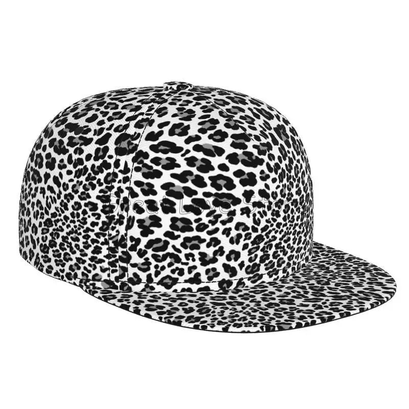 Leopard Print Baseball Cap Men Women Adjustable 3D Printed Snapback