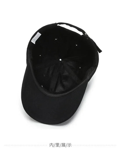 New Simple Corrugated Outdoor Sports Baseball Cap Polyester Cap New Cap Embroidery Hat