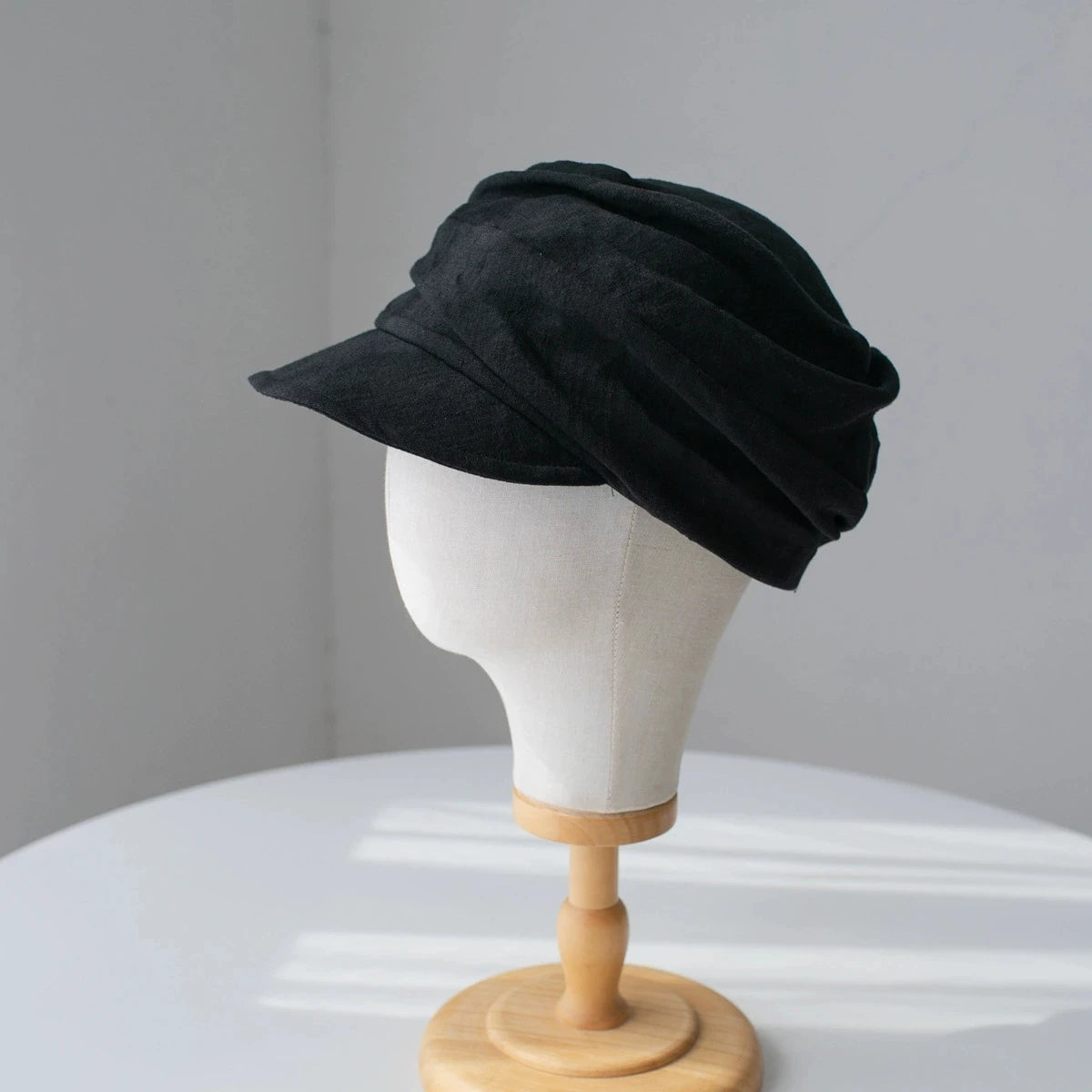 Lightweight Breathable Linen Newsboy Cap