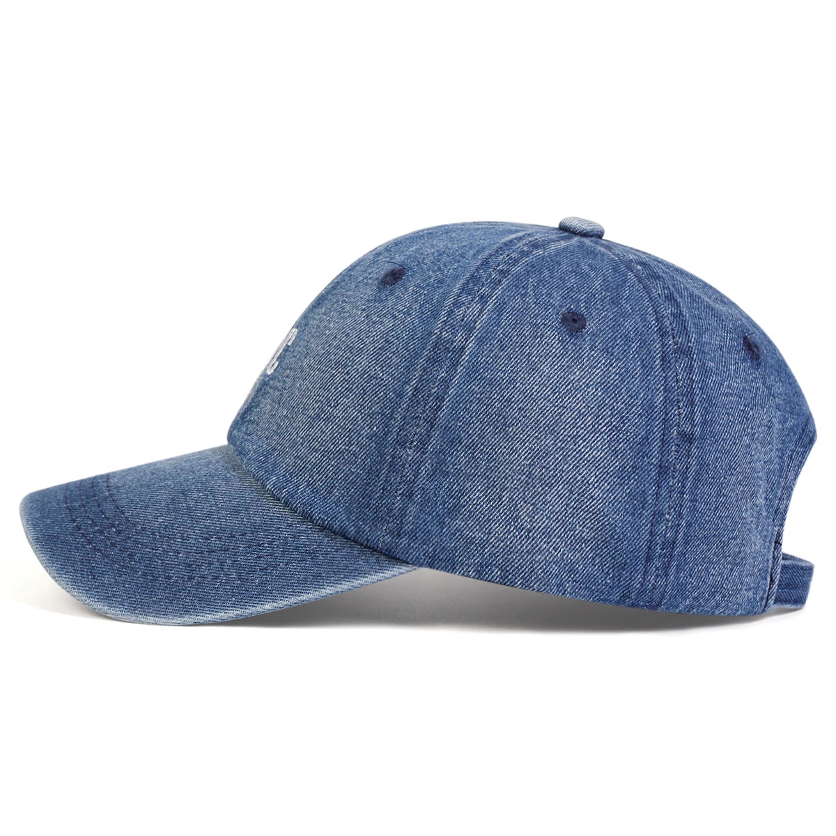 Unisex NYC Embroidery Denim Baseball Caps Spring Autumn Outdoor