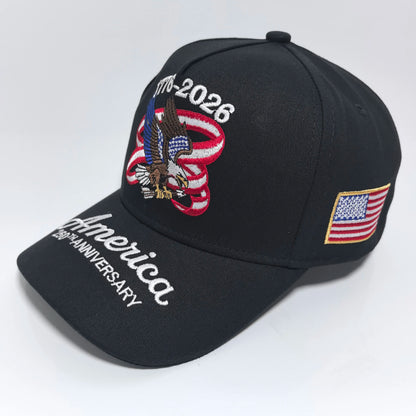 Patriotic US Flag Side Patch Trucker Hat