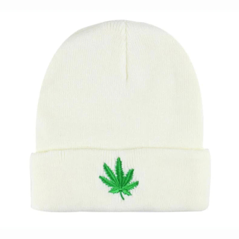 Winter Maple Leaf Woolen Hat Outdoor Fashion Hip Hop