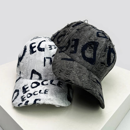 Unisex American Vintage Letter Personal Baseball Hats