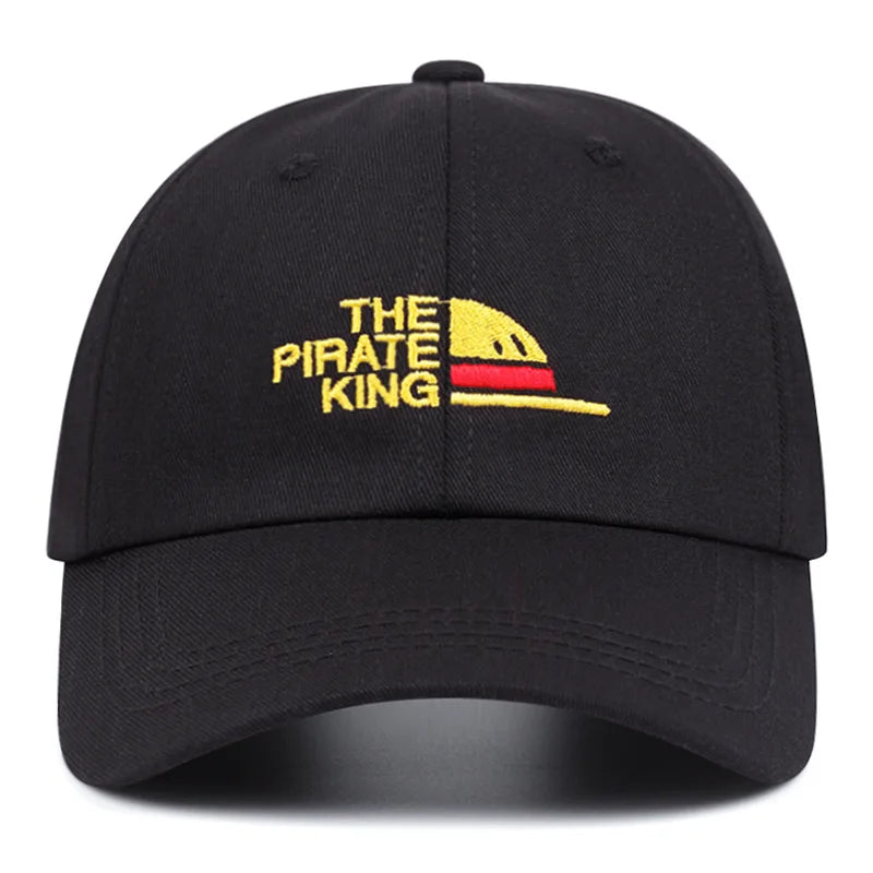 Pop One Piece Luffy Pirate King Dad Hat Embroidery Baseball Cap Snapback Unisex Outdoor Leisure Caps Gifts