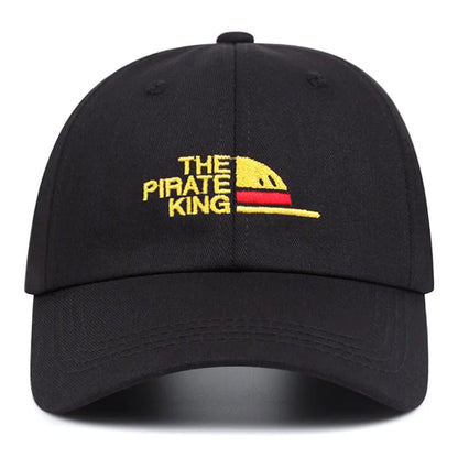 Pop One Piece Luffy Pirate King Dad Hat Embroidery Baseball Cap Snapback Unisex Outdoor Leisure Caps Gifts