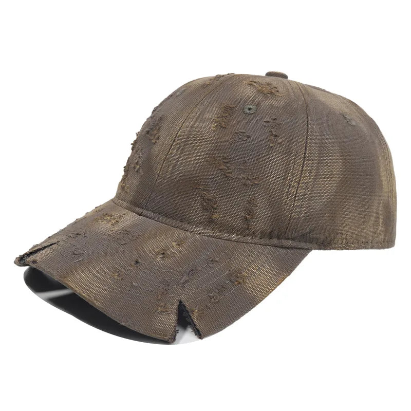 New Vintage-Style Distressed Baseball Cap For Women