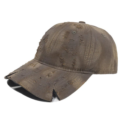 New Vintage-Style Distressed Baseball Cap For Women
