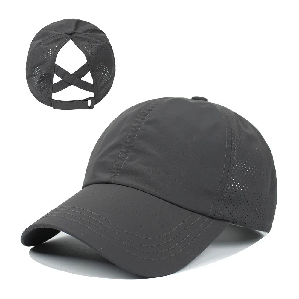 Summer Solid Color Baseball Cap Women's