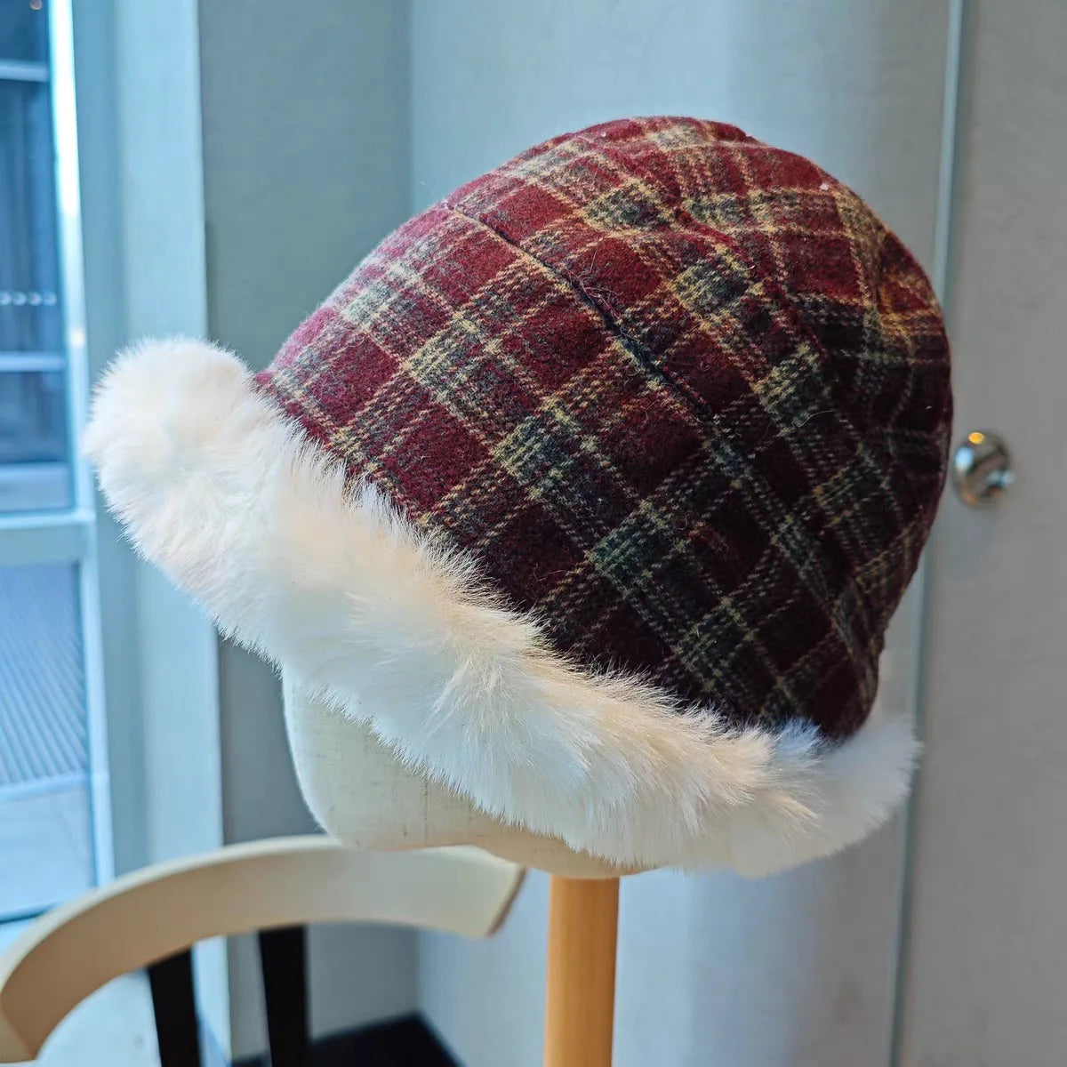 Women Men Thick Plush Winter Warm Fisherman Hat