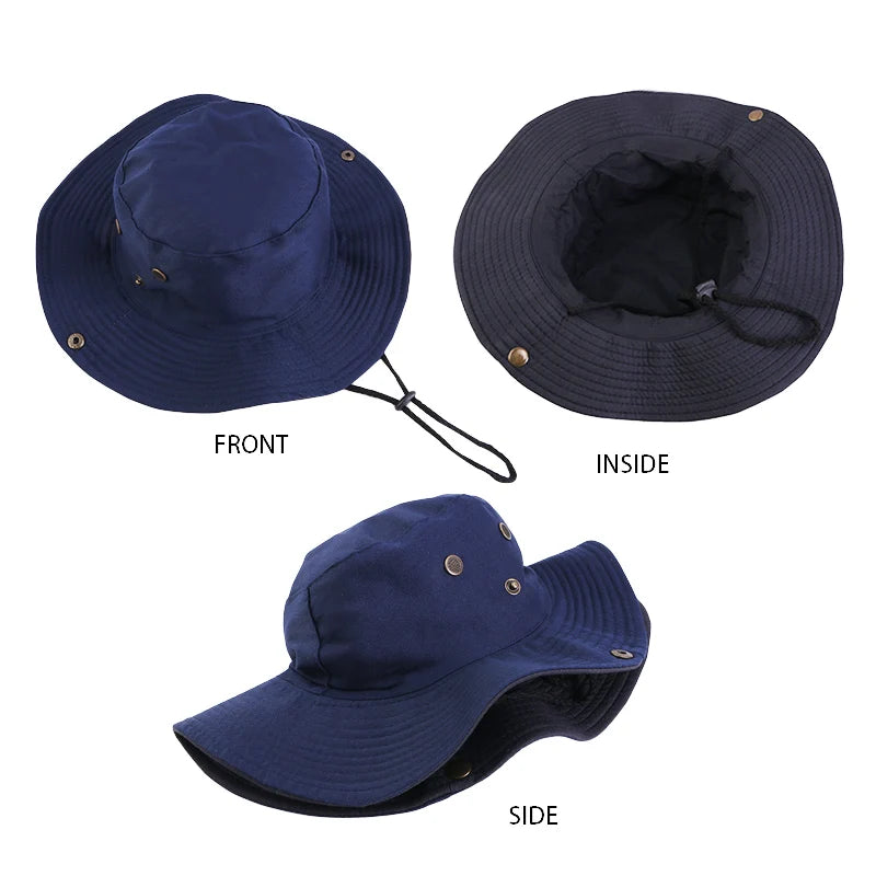 Outdoor Fishing Hiking Breathable Umbrella Cap