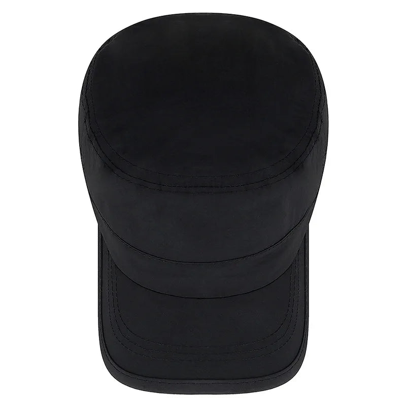 Trendy Flat-Top Sun Cap Breathable Quick-Dry Outdoor Golf Hat