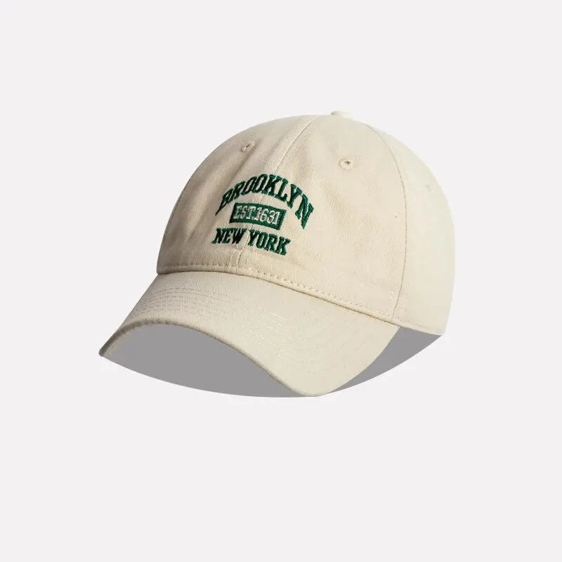 Letter Embroidered Baseball Cap For Women Spring Summer