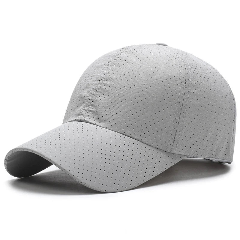 Hat Spring Summer Solid Color Mesh Cap Baseball Cap Autumn Korean Edition Sunscreen Hat Mesh Breathable Peaked Cap