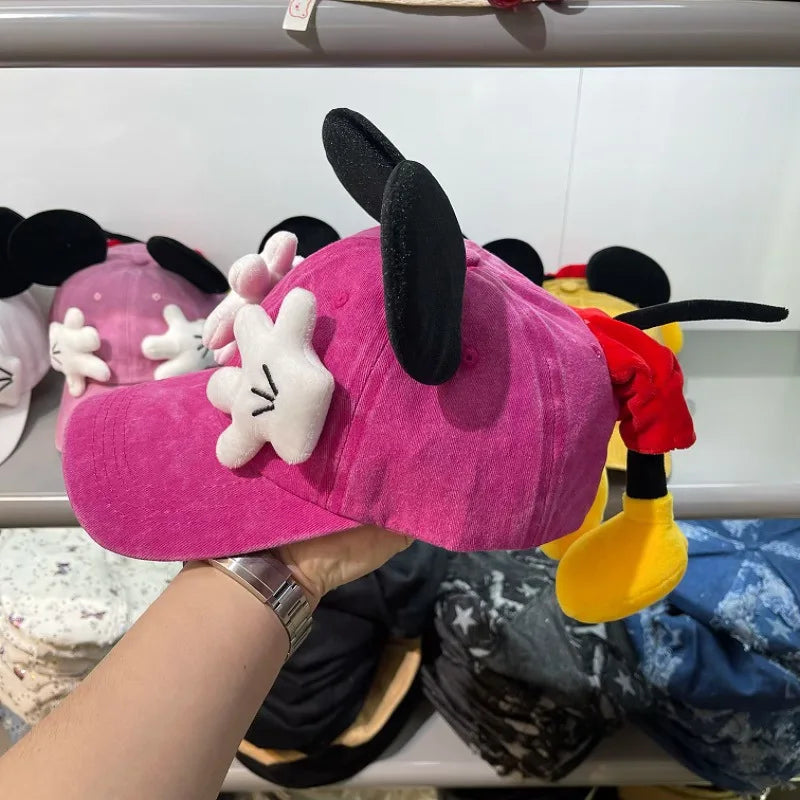 Cute Cartoon Mouse Ears Baseball Cap for Girls Anime