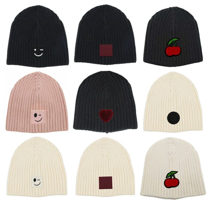 Cotton BB Knitted Beanies Outdoor Hat Children Hats
