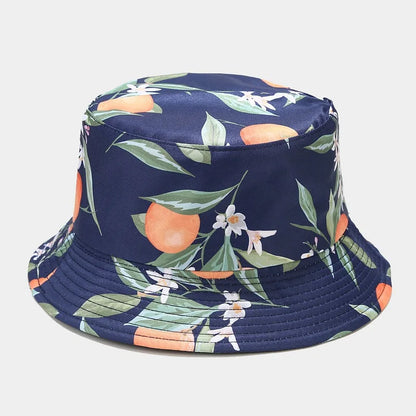 Creative Printed Fruit Pattern Bucket Cap