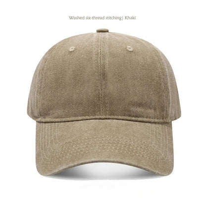 Washed Cotton Solid Dad Hat Unisex Baseball Cap