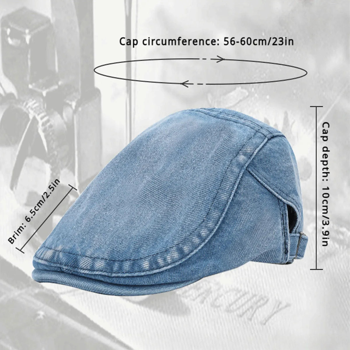 Retro Cowboy Style Forward Hat For Women