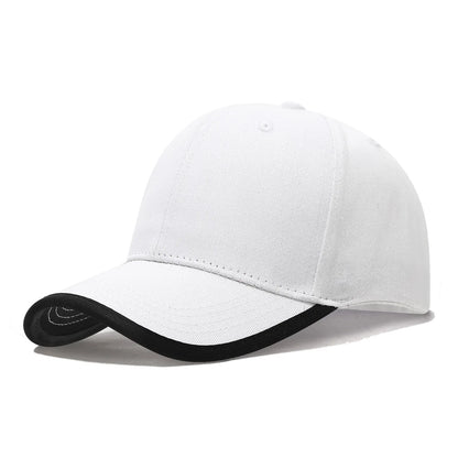 New Baseball Cap With Cotton Brim And Color Blocking Work Caps