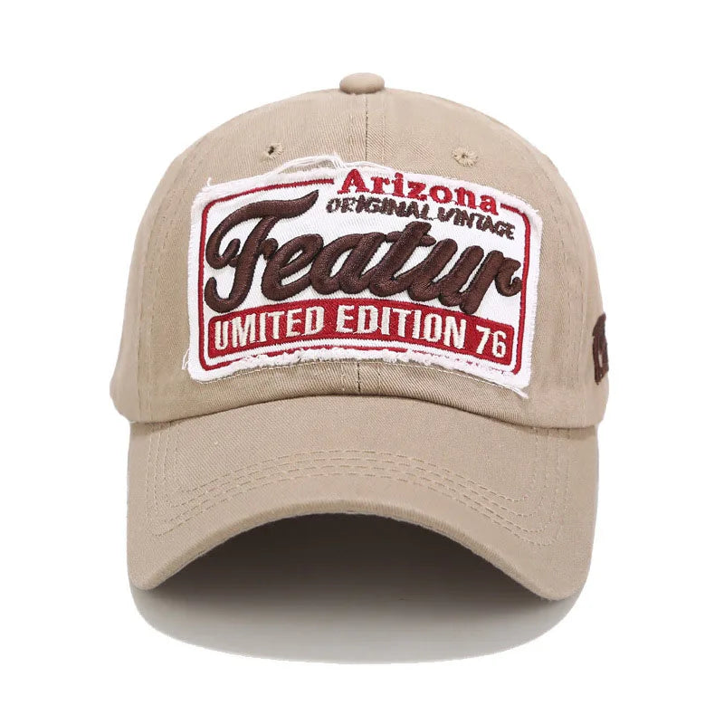 Letter Embroidery Baseball Caps For Men Women