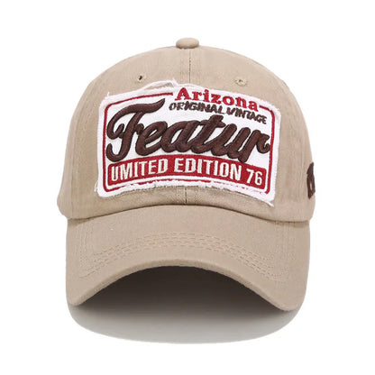 Letter Embroidery Baseball Caps For Men Women