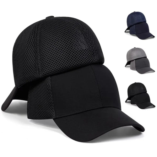 High Quality Casual Baseball Net Caps Rear Sealing Breathable