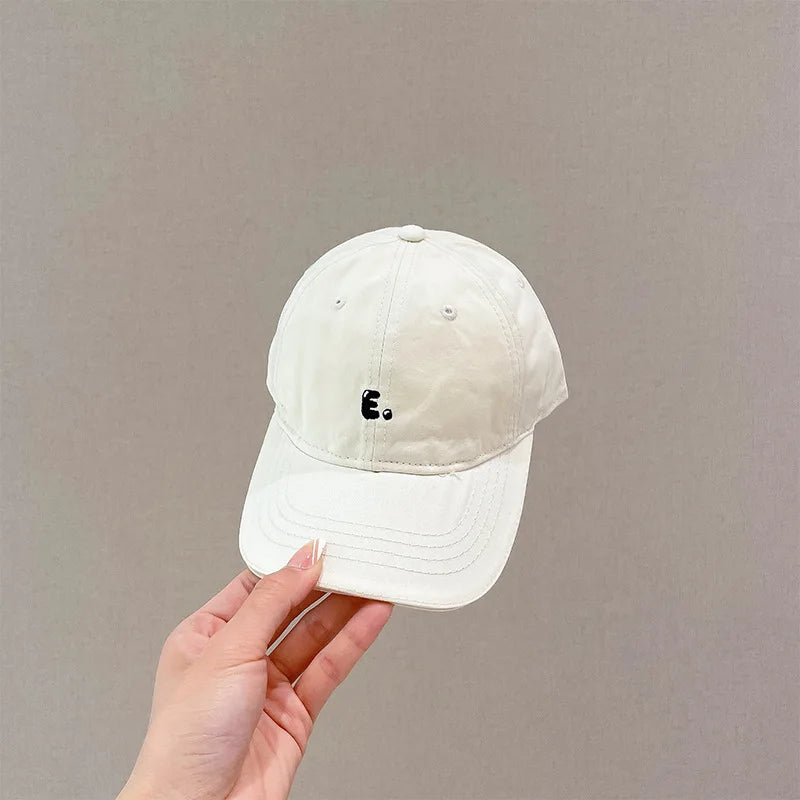 Fashion Letter Children Baseball Hat Embroidery Kids Duck 2 8year Boys Girls Outdoor Sunshade Visors Baby Hats