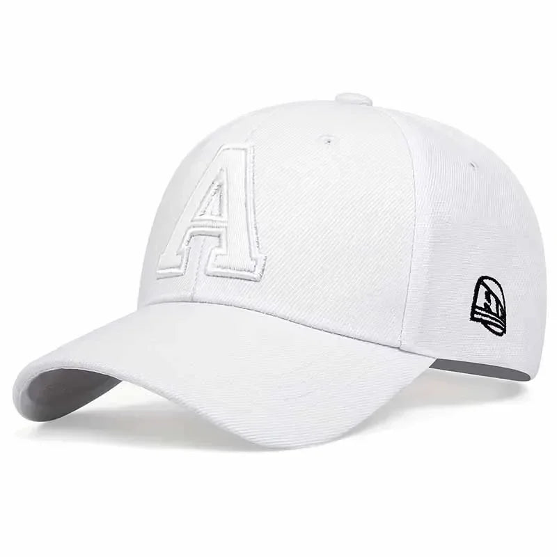 Unisex A Letter Embroidery Baseball Caps
