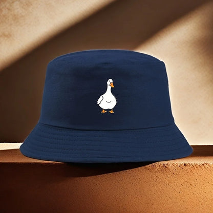 Duck Print Fisherman Hat is Suitable for Outdoor Exploration, Casual Wear