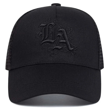 Unisex Letter Embroidery Baseball Net Caps Spring Summer