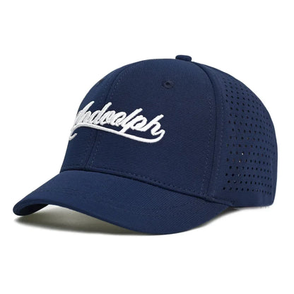 Mesh Short Brim Back Closed Baseball Cap Men Women