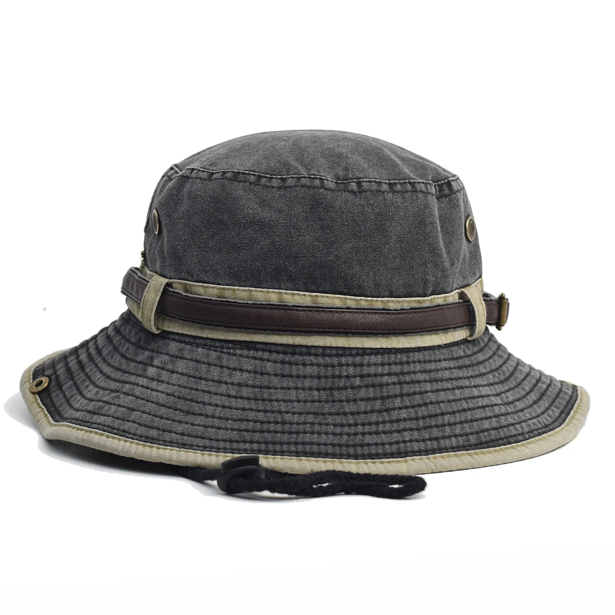 Spring Cotton Solid Bucket Hat Fisherman Hat Outdoor