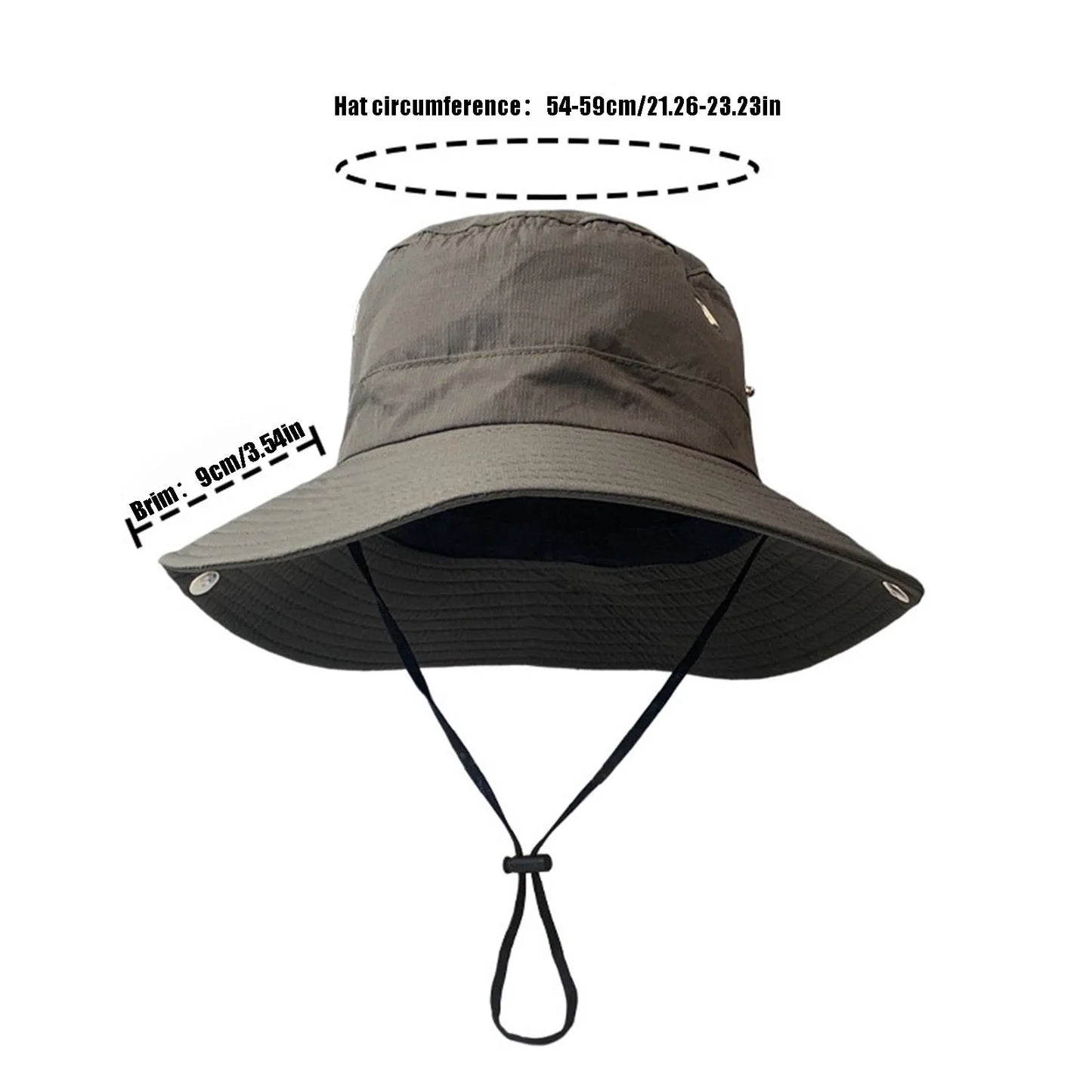 Solid Outdoor Hiking Jungle Mountaineering Hat