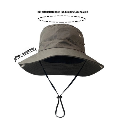 Solid Outdoor Hiking Jungle Mountaineering Hat