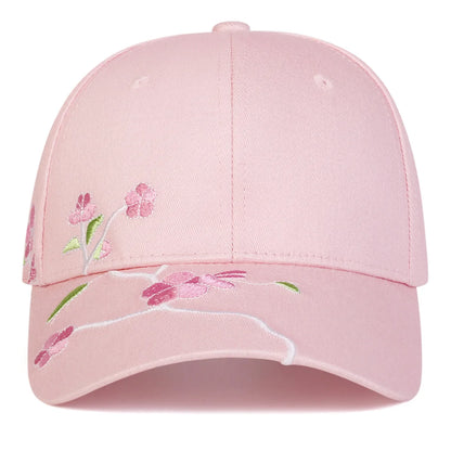 Peach Blossom Baseball Hat for Women