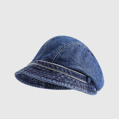 Cute Retro Fisherman Hat Solid Color Cold Resistance Bucket Hats