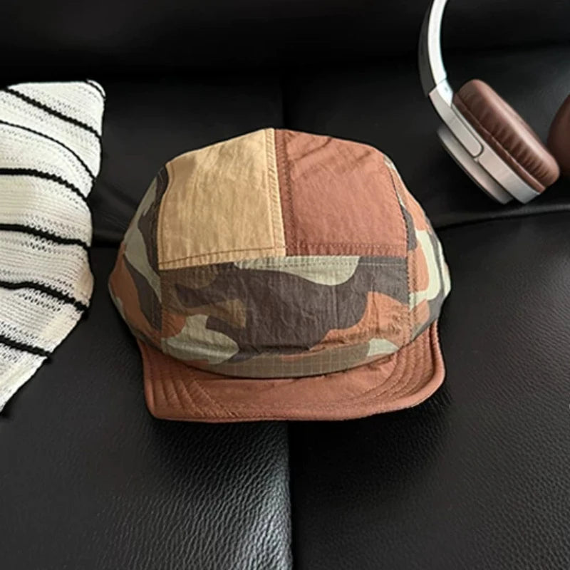 New Niche Camouflage Quick-Drying 5-Panel Camping Hats