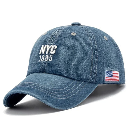 New Brand NYC Denim Baseball Cap Men Women
