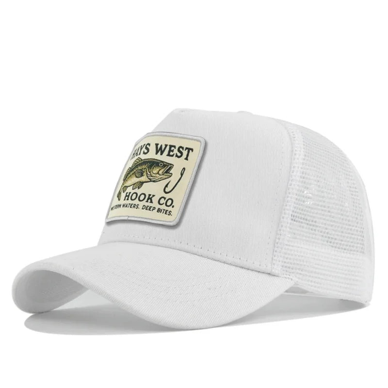 Man hat High Quality Fishing Cartoon Baseball Cap