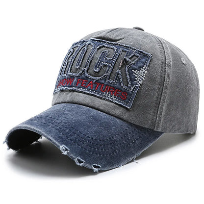 Men's And Women's Fashion Shabby Denim Baseball Cap