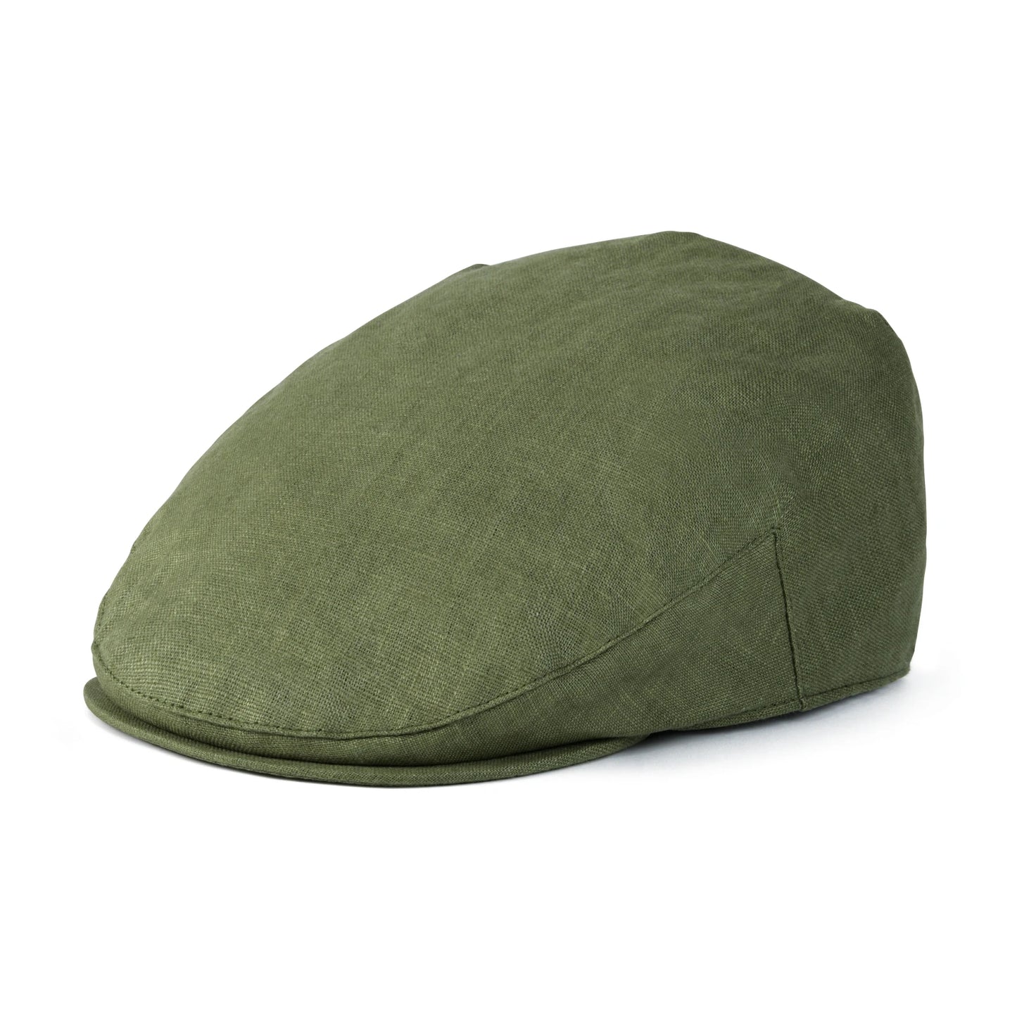 Linen Flat Cap For Men Women Herringbone Linen Newsboy Cap