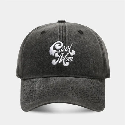 Four Seasons Cotton Geometric Embroidery Casquette Baseball Cap