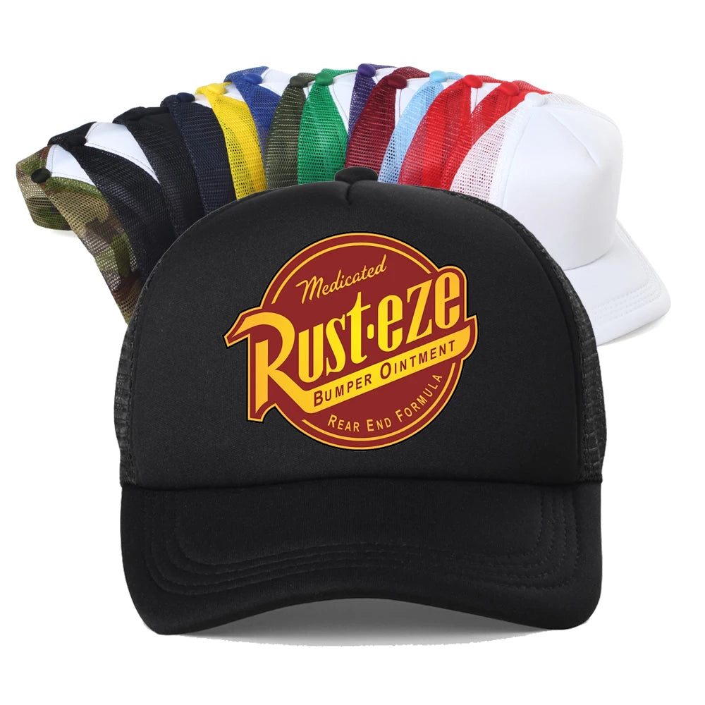 Lightning McQueen Rusteze Funny Y2K Baseball Cap