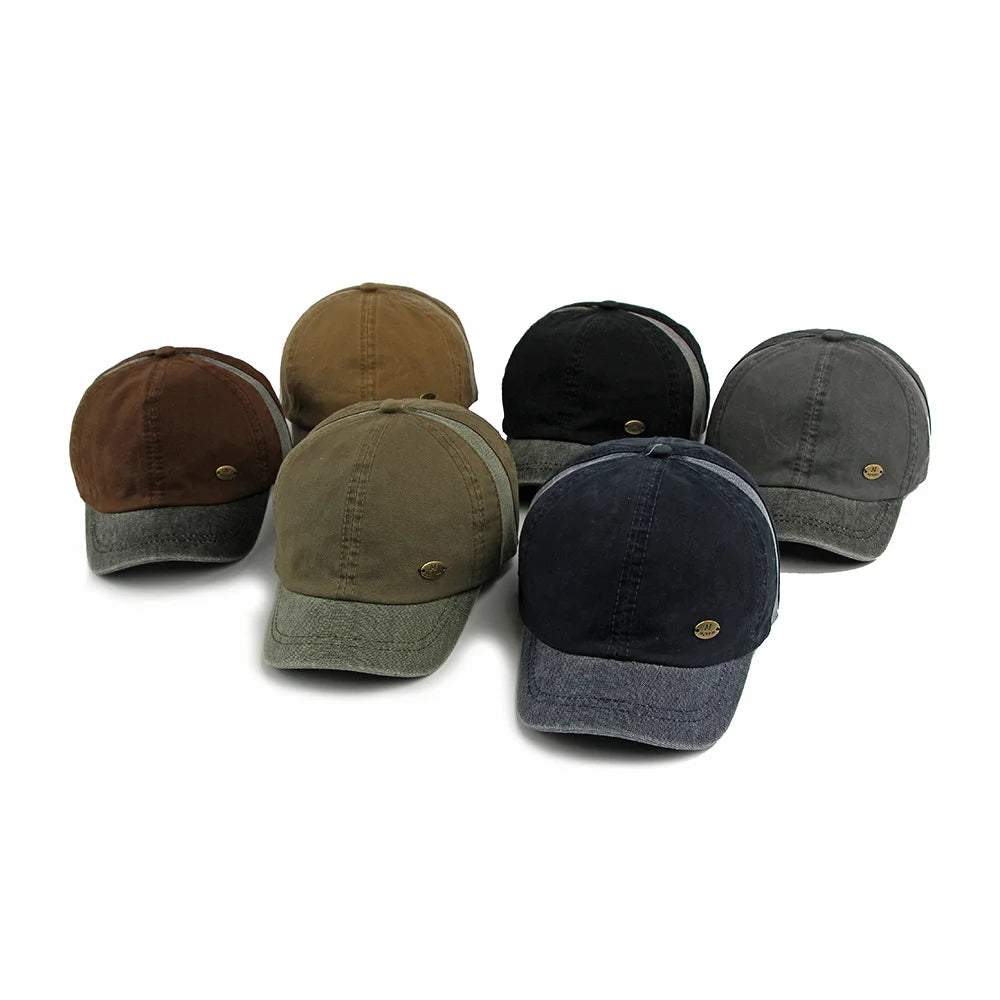 Custom Logo Vintage Washed Cotton Baseball Cap