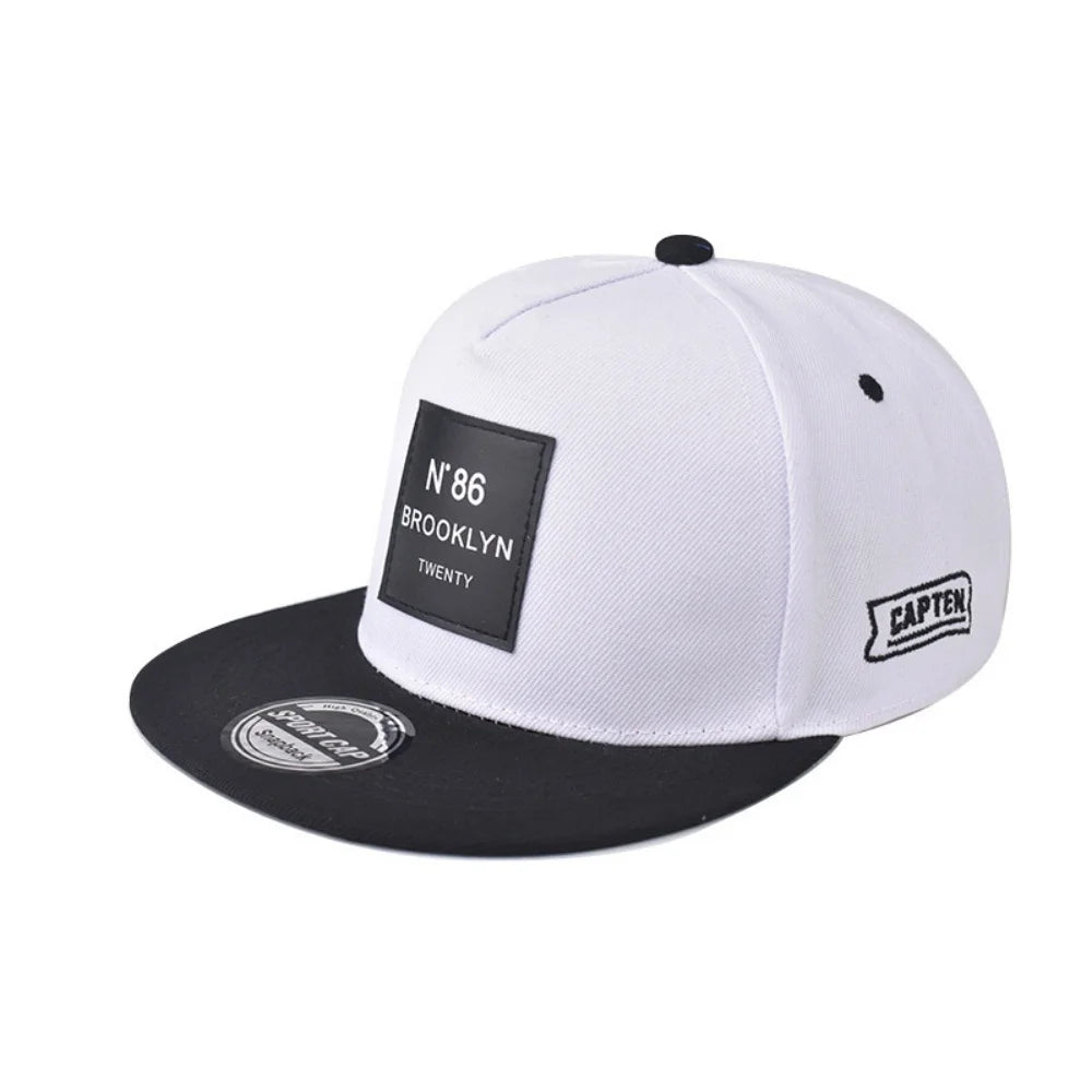 Unisex N.86 Brooklyn Print Label Embroidery Hip-hop Hats